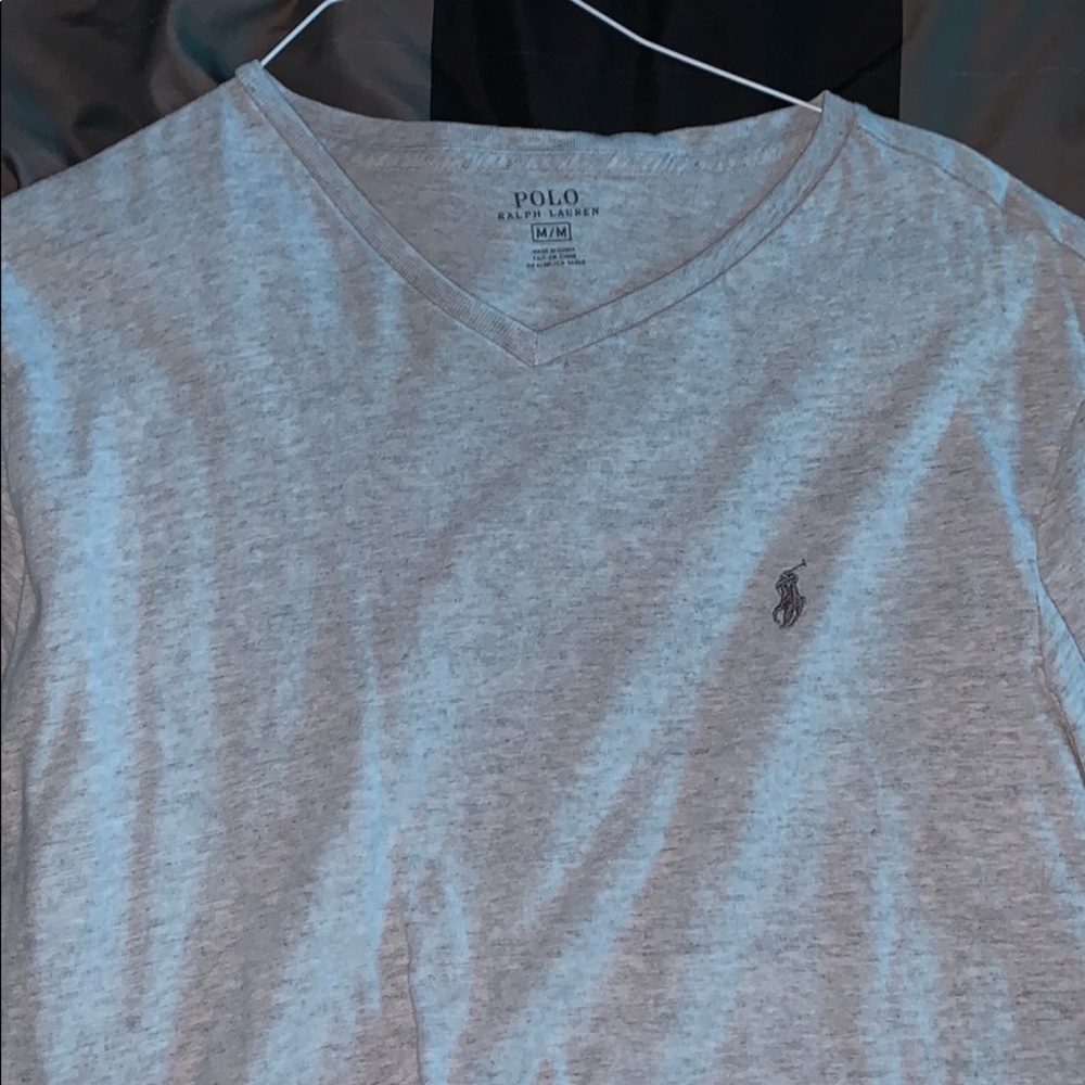 Men’s Grey Polo T Shirt
